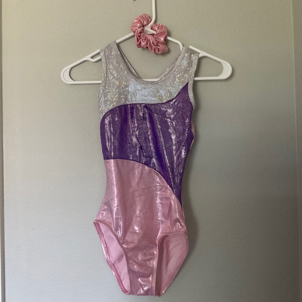 Gymnastics Leotard w/ matching Scrunchie